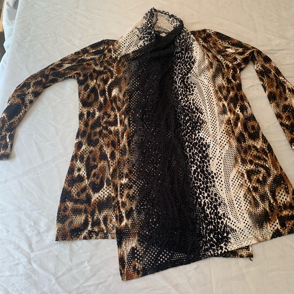 Animal print cardigan - Picture 8 of 9